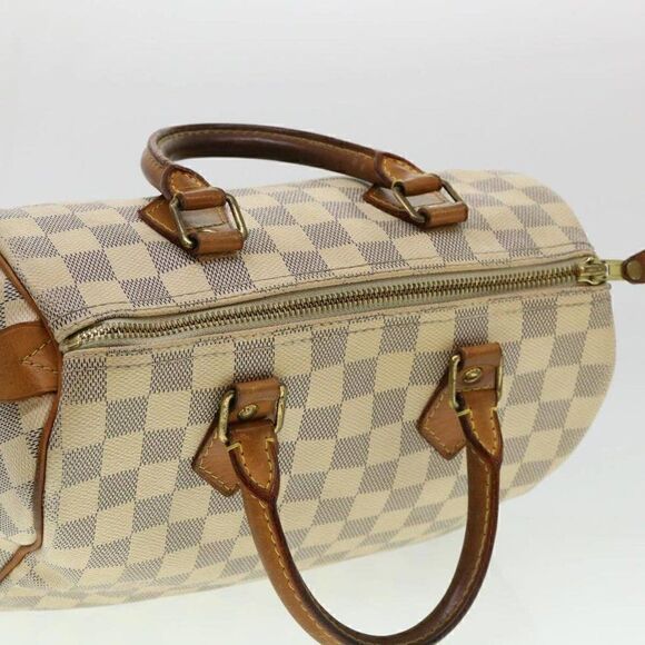 LOUIS VUITTON Damier Azur Speedy 30 Hand Bag - Picture 6 of 15